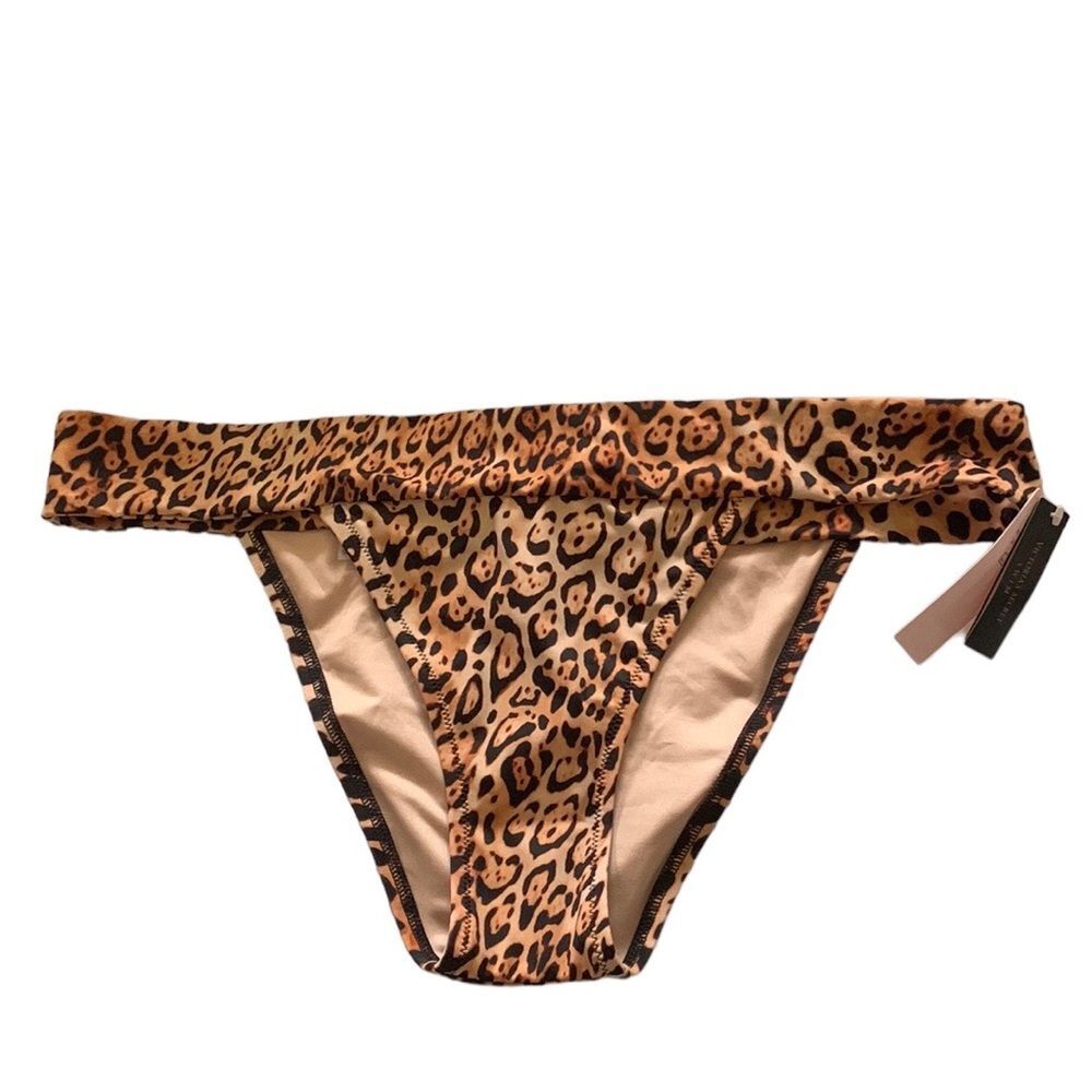 Victoria Secret Leopard Print Bikini Bottoms Size XL and SP